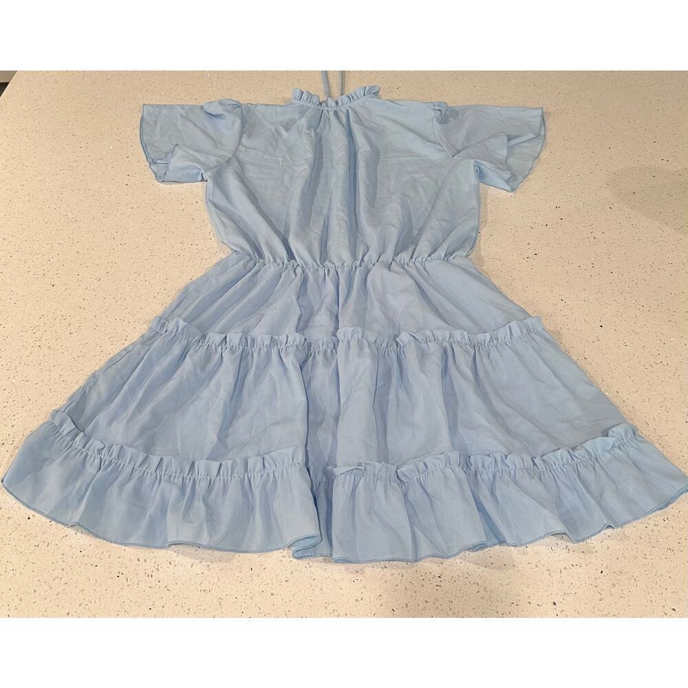 Silk Blend Blue Bianka Dress Size XL - Picture 1 of 4